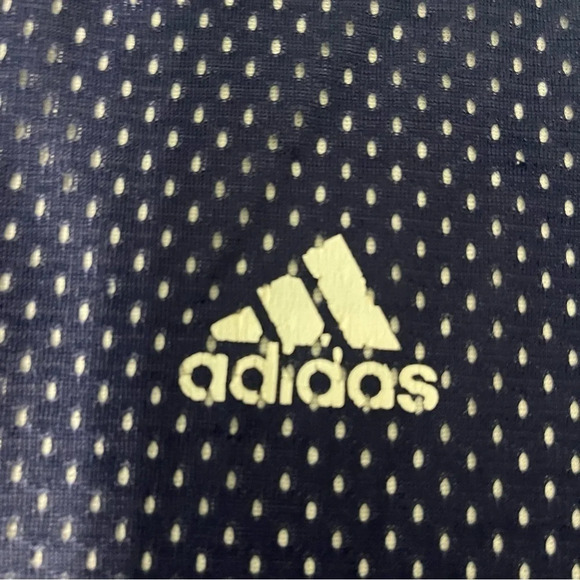 Vintage Adidas Reversible Mesh Jersey Mens 2X/3X Navy And White - Picture 8 of 8